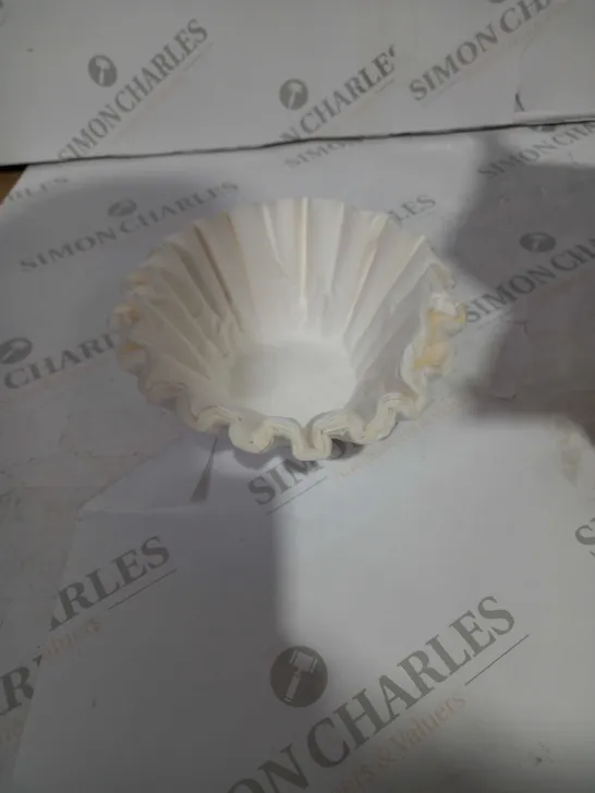 BOX OF COFFEE FILTERS - UNKNOWN QUANTITY