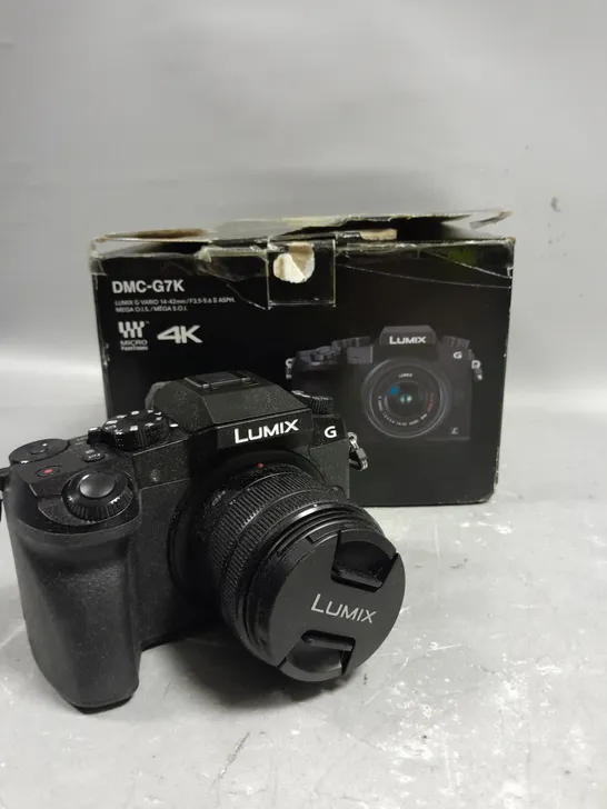 BOXED PANASONIC LUMIX DMC-G7 DIGITAL CAMERA 