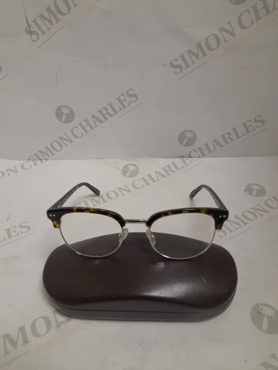 LONDON RETRO REESE TORTOISE/GREY SEMI RIMLESS PRESCRIPTION GLASSES 