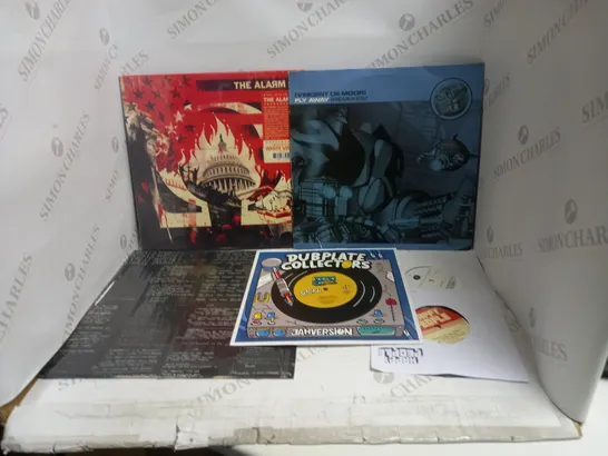 LOT OF APPROXIMATELY 13 ASSORTED VINYL RECORDINGS, TO INCLUDE OASIS, NIRVANA, STARS AND RABBIT, ETC