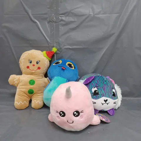 APPROXIMATELY 20 ASSORTED PLUSH SOFT TOYS