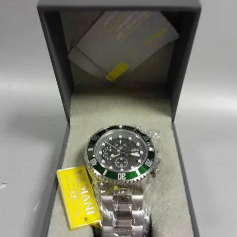 INVICTA MENS CHRONOGRAPH TEXTURED DIAL WATCH 