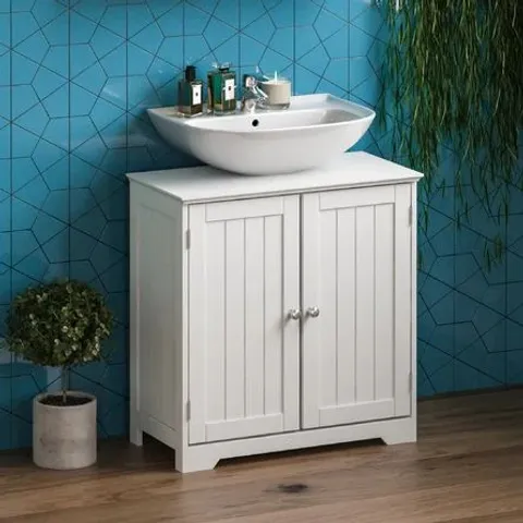 BOXED 60 X 60 X 30CM PRIANO UNDER SINK CABINET WHITE