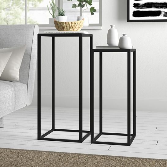BOXED EVELYN 2 PIECE SIDE TABLE SET