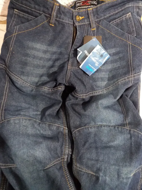 REXTEK BIKER JEANS SIZE 34