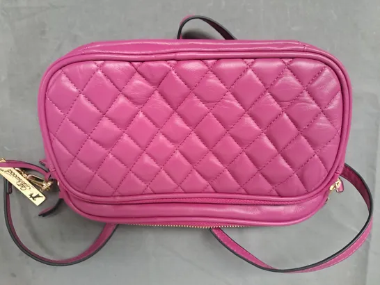 ASHWOOD QUILTED LEATHER BAG IN FUCHSIA