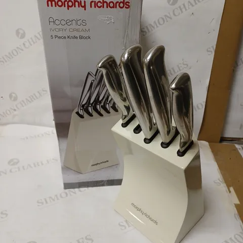 MORPHY RICHARDS ACCENTS 974829 KNIFE BLOCK