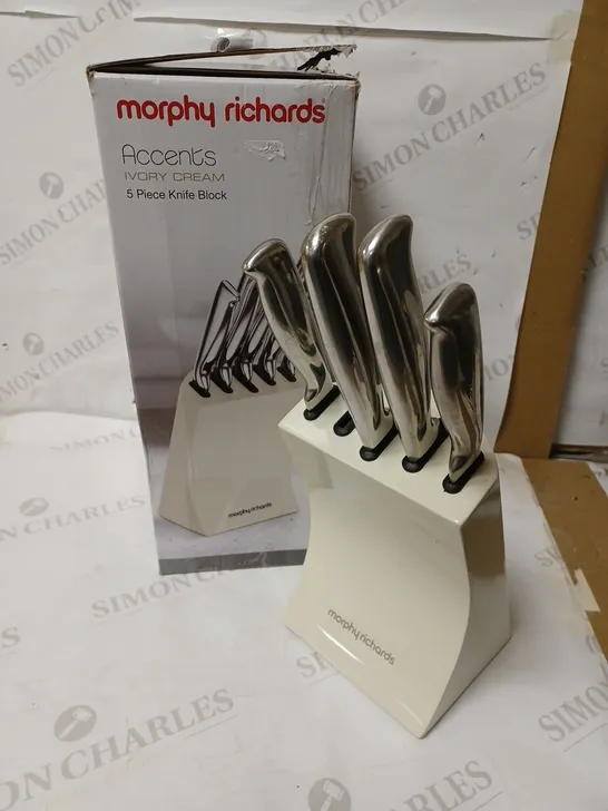 MORPHY RICHARDS ACCENTS 974829 KNIFE BLOCK