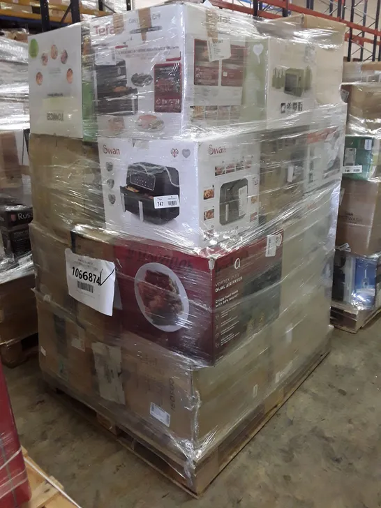 PALLET OF APPROXIMATELY 25 UNPROCESSED RAW RETURN HOUSEHOLD AND ELECTRICAL GOODS TO INCLUDE;