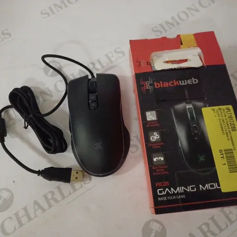 BLACK WEB GAMING MOUSE