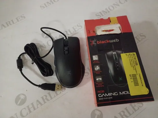 BLACK WEB GAMING MOUSE