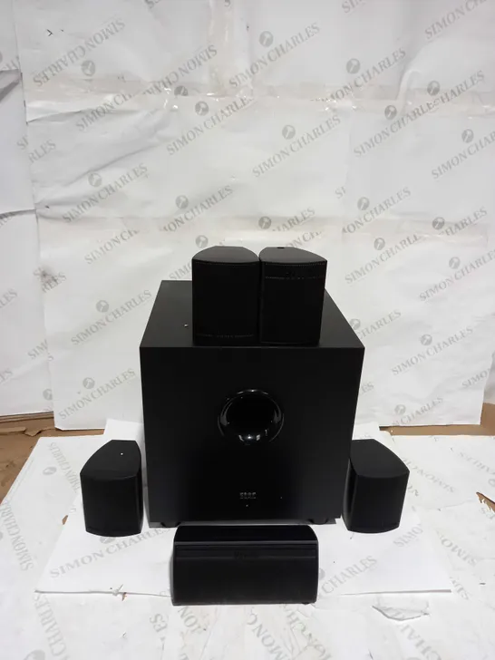 BOXED ELAC ELECTROACUSTIC SUBWOOFER WITH SPEAKER