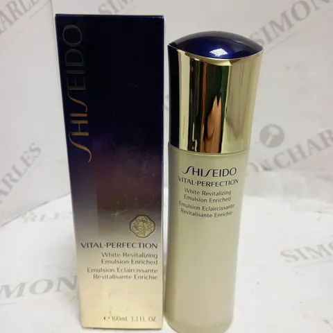 SHISEIDO VITAL-PERFECTION WHITE REVITALISING EMULSION ENRICHED 100ML