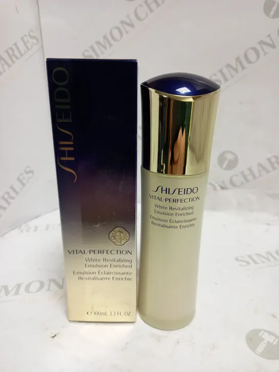 SHISEIDO VITAL-PERFECTION WHITE REVITALISING EMULSION ENRICHED 100ML