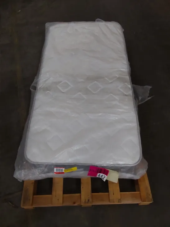 QUALITY BAGGED & ROLLED MEMORY 3' SINGLE FOAM HYBRID OPEN COIL SPRUNG MATTRESS 