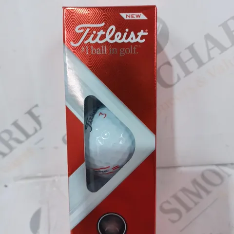 BOXED TITLEIST TRUFEEL PACK OF 3 GOLF BALLS