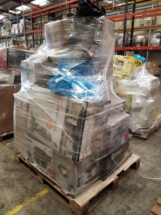 PALLET OF APPROXIMATELY 18 UNPROCESSED RAW RETURN HOUSEHOLD AND ELECTRICAL GOODS TO INCLUDE;