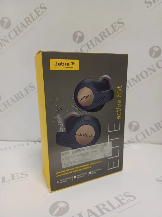 BOXED JABRA ELITE ACTIVE 65T EARBUDS