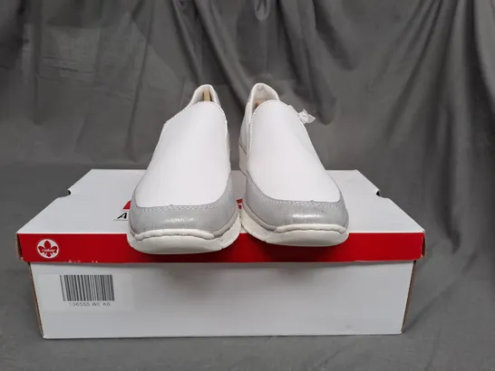 RIEKER ANTISTRESS LADIES WHITE TRAINERS SIZE EU 39