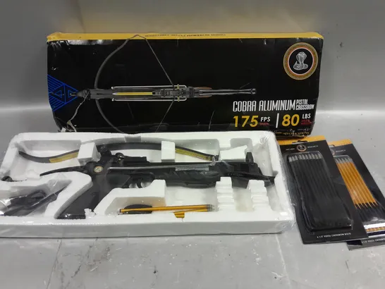 BOXED POELANG COBRA ALUMINIUM PISTOL CROSSBOW - COLLECTION ONLY 