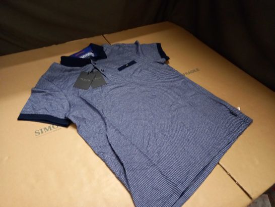 TED BAKER BLUE POLO SHIRT  - 4