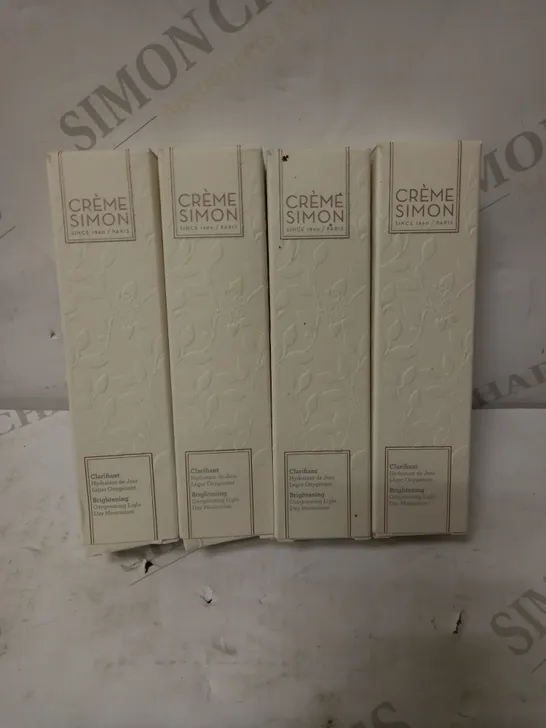 LOT OF APPROX 45 X 50ML CRÉME SIMON OXYGENATING LIGHT DAY MOISTURISERS - DATE EXPIRED 