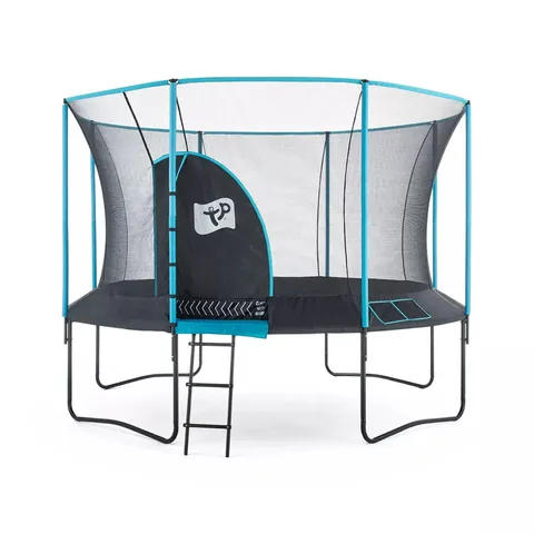 TP GENIUS 12FT ROUND TRAMPOLINE WITH SAFETY SURROUND (3 BOXES)