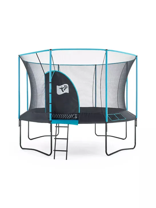 TP GENIUS 12FT ROUND TRAMPOLINE WITH SAFETY SURROUND (3 BOXES)