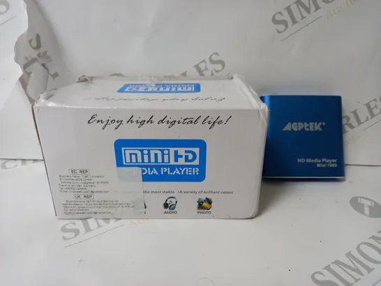 BOXED MINI HD MEDIA PLAYER IN BLUE