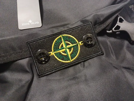 STONE ISLAND BLACK BACKPACK