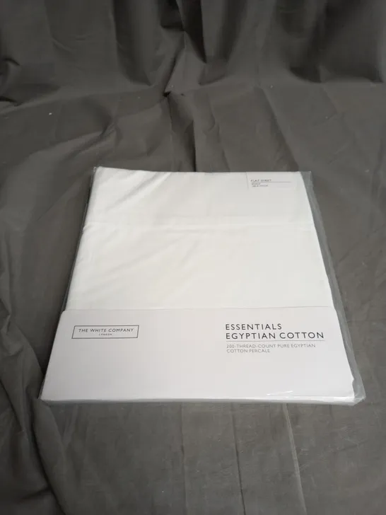 BAGGED THE WHITE COMPANY SINGLE FITTED SHEET 