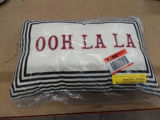 BAGGED OOH LA LA RECTANGLE CUSHION (1 ITEM)