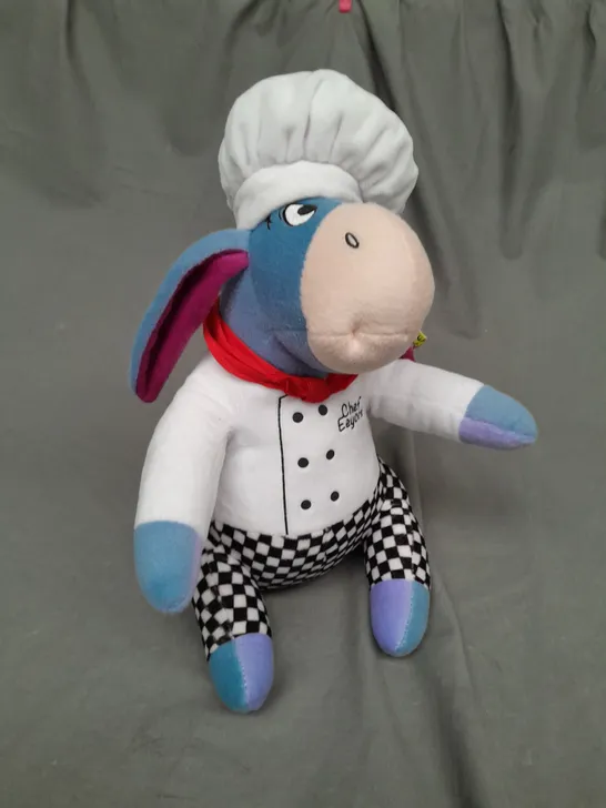 DISNEY WINNIE THE POOH CHEF EEYORE PLUSH TEDDY