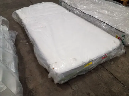 QUALITY BAGGED 3FT SINGLE HYBRID FIBRE FOAM OPEN COIL MATTRESS 