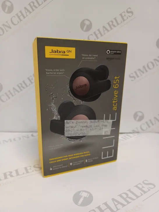 BOXED JABRA ELITE ACTIVE 65T EARBUDS