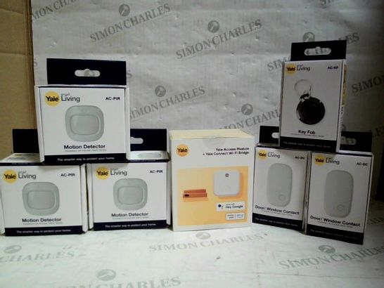 LOT OF 7 YALE SMART SECURITY DEVICES