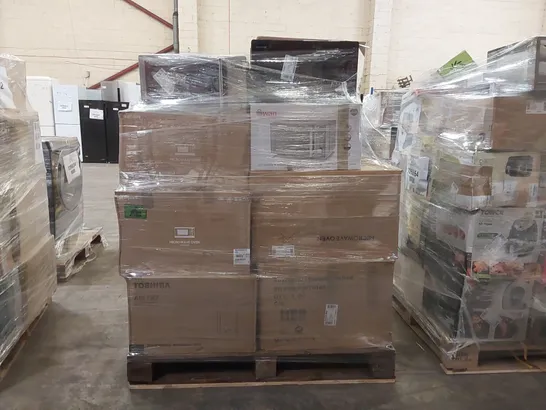 PALLET OF APPROXIMATELY 16 UNPROCESSED RAW RETURN MICROWAVES TO INCLUDE;