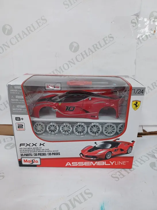 BOXED MAISTO FXX K ASSEMBLY LINE DIE-CAST METAL MODEL KIT 