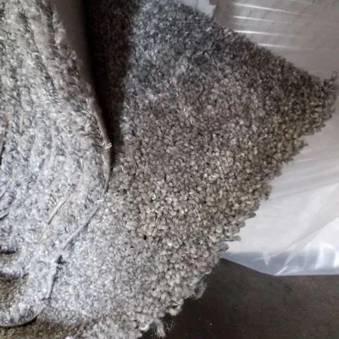 ROLL OF QUALITY DENVER GREY WOOD CARPET APPROXIMATELY 20×4M