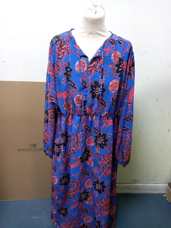 BIBA MAXI DRESS FLORAL SIZE 16 