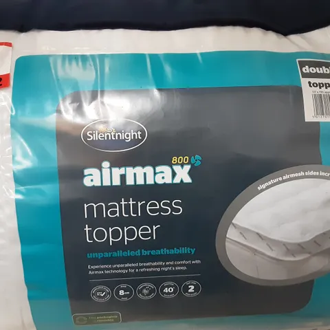 BAGGED SILENTIGH  MATTRESS TOPPER , DOUBLE 