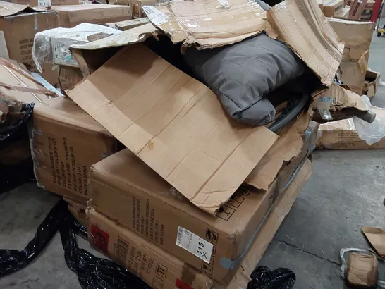 PALLET OF ASSORTED GARDEN FURNITURE PARTS