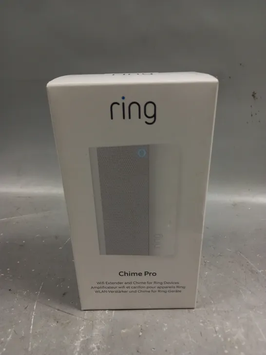 BOXED SEALED RING CHIME PRO WIFI EXTENDER & CHIME 