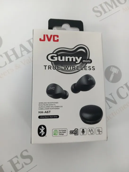 BOXED JVC GUMY MINI TRUE WIRELESS EARPHONES HA-A6T