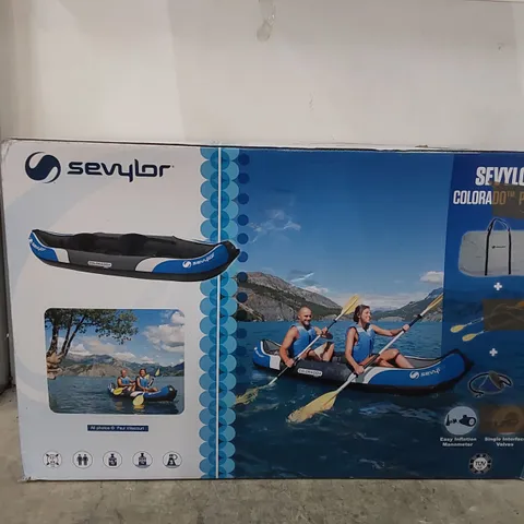 BOXED SEVYLOR COLORADO PRO KIT 2 PERSON INFLATABLE KAYAK (1 BOX)