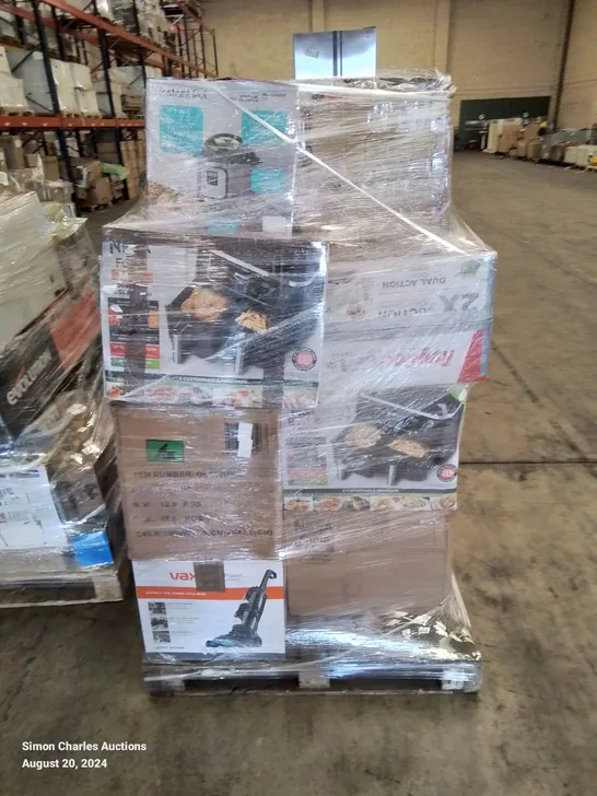 PALLET OF APPROXIMATELY 25 UNPROCESSED RAW RETURN HOUSEHOLD AND ELECTRICAL GOODS TO INCLUDE;