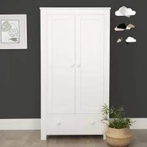 BOXED CUDDLE CO AYLESBURY/LUNA DOUBLE WARDROBE WHITE (3 BOXES)