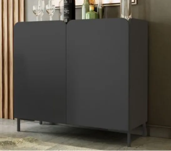 BRAND NEW BOXED ALBANY BLACK MODERN SIDEBOARD