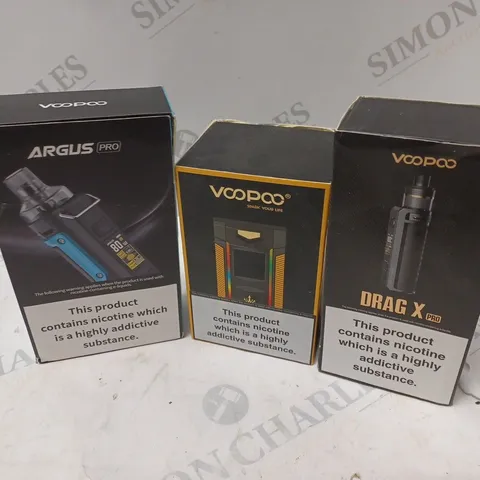 APPROXIMATELY 20 VAPES & E-CIGARETTES TO INCLUDE ARGUS PRO, VOOPOO X217, VOOPOO DRAG X PRO, ETC