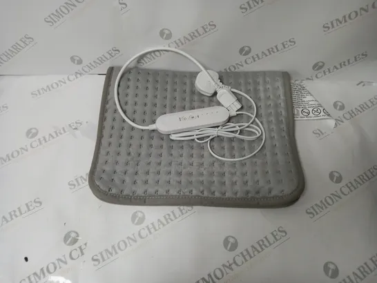 BOXED HEATED PAD IN GREY 40 X 60 CM